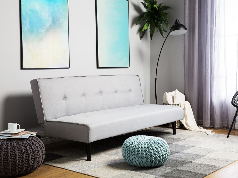 Sofa rozkładana jasnoszara VISBY