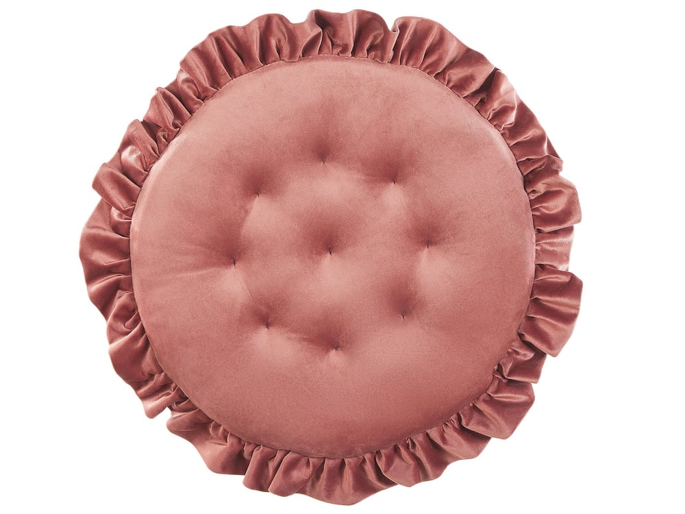 Round velvet cushion uk hot sale