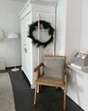 Drevená stolička s ratanovým výpletom svetlé drevo WESTBROOK_894435