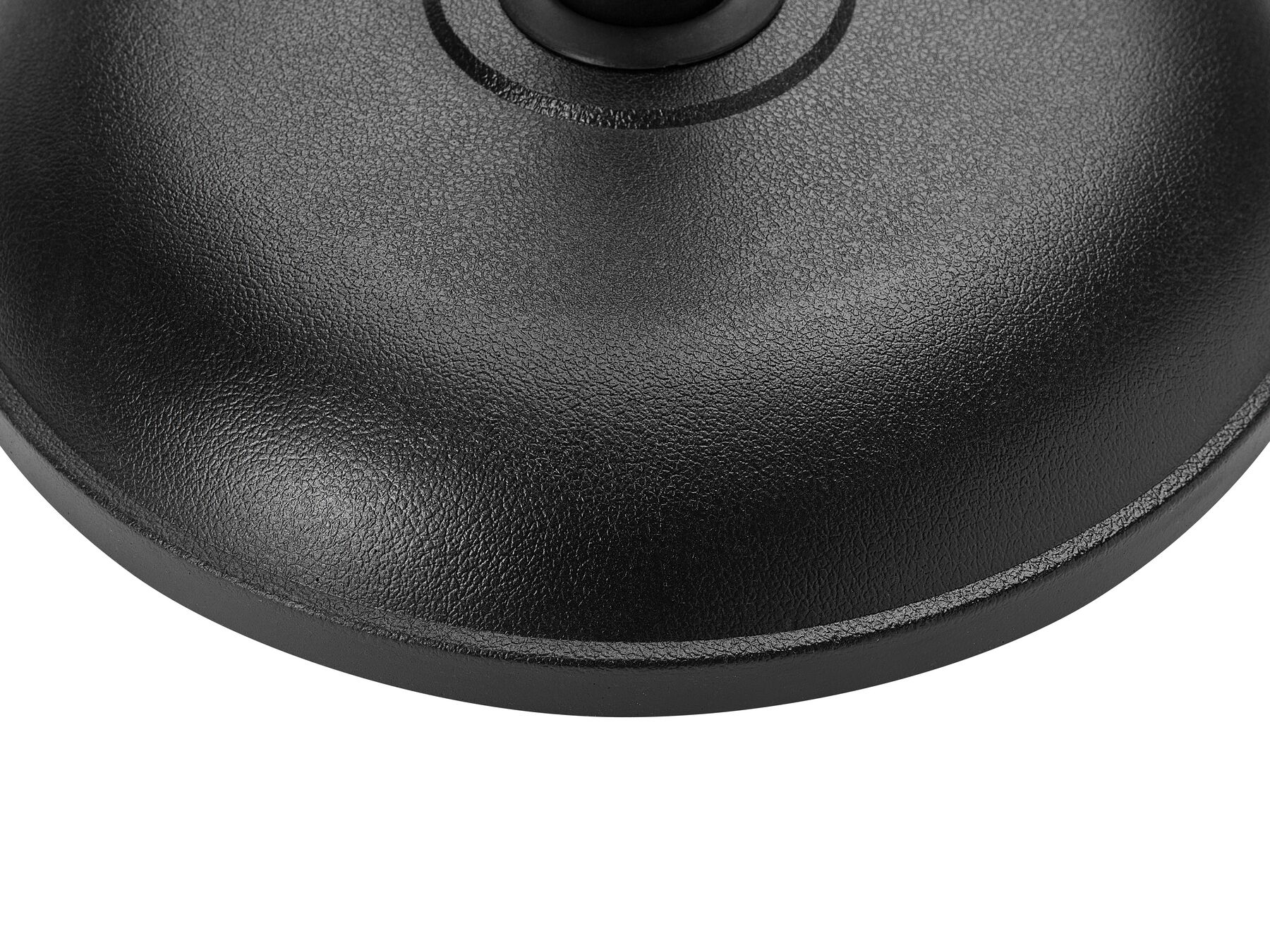 Base Per Ombrellone In Cemento Beliani – Tonda, Diametro 45 Cm, Nera, Con Adattatori Per Aste Ø 32-42 Mm, Peso 21 Kg, Per Giardino E Terrazzo