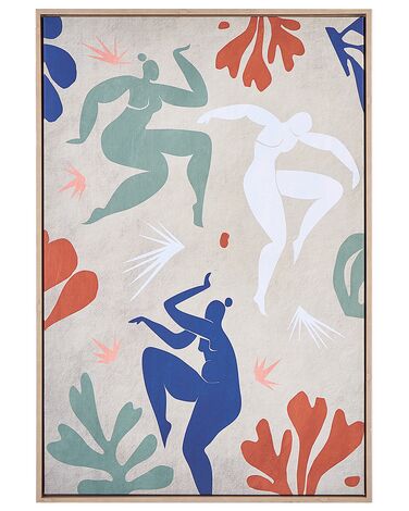 Tableau décoratif multicolore avec femmes 63 x 93 cm LUCERA