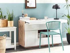 Sivupöytä / Työpöytä valkoinen GORAN Sivupöytä / Työpöytä valkoinen GORAN