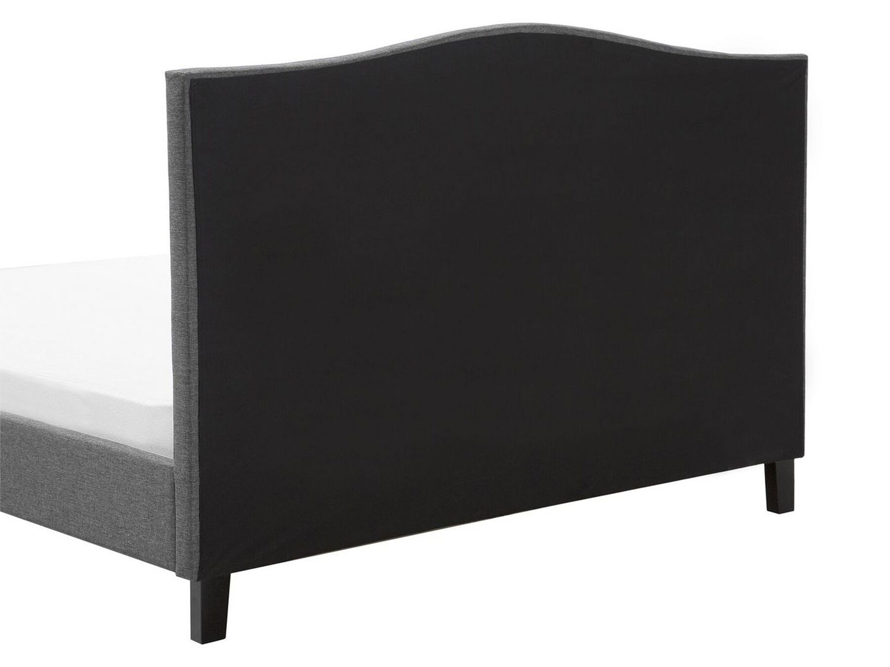 Fabric EU King Size Bed Grey MONTPELLIER Beliani.co.uk