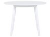 Zestaw do jadalni stół i 4 krzesła biały ROXBY_792022