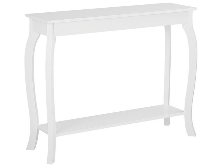 Tavolino consolle MDF bianco 100 x 31 cm HARTFORD_726165