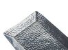 Dekoschale Aluminium silber 34 cm rechteckig TIERRADENTRO_823385