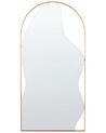 Metal Wall Mirror 41 x 81 cm Gold COLOMBIER_892161