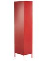 Armário de metal vermelho 185 cm FROME_813014
