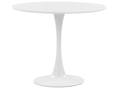 Ruokapöytä valkoinen ⌀ 90 cm BOCA Ruokapöytä valkoinen ⌀ 90 cm BOCA