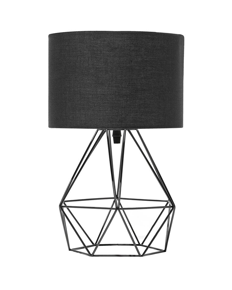 Tischlampe schwarz 35 cm geometrisch MARONI_749047