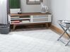 Obojstranný vonkajší koberec 140 x 200 cm sivá/biela AKSU_840676