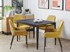 Extending Dining Table 120/160 x 80 cm Black NORLEY_785630