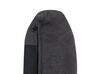 Cama con somier de terciopelo gris oscuro/negro 160 x 200 cm MELLE_791196