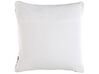 Set of 2 Cotton Cushions Geometric Pattern 45 x 45 cm Black and White HAZRO_802272