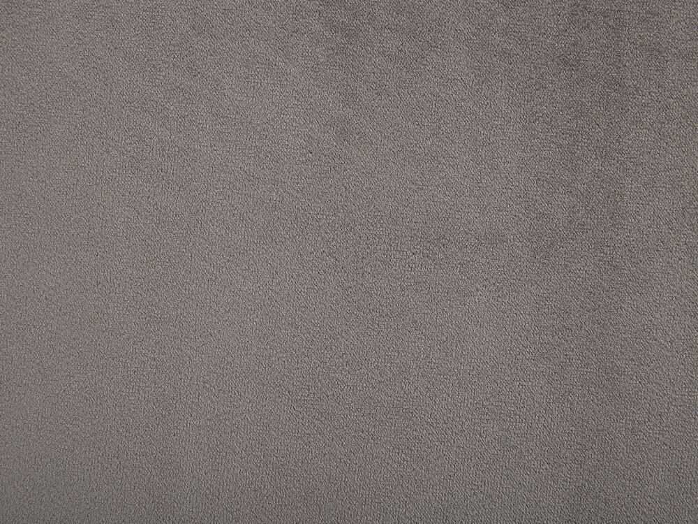 Banco de terciopelo gris con almacenaje DURHAM | Beliani.es