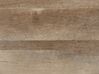 Esstisch heller Holzfarbton / schwarz 140/180 x 90 cm ausziehbar BRONSON_790966
