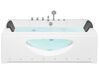 Vasca da bagno idromassaggio bianco con luci LED 180 x 80 cm HAWES_807892