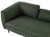 Left Hand Boucle Chaise Lounge Dark Green CHEVANNES_877227