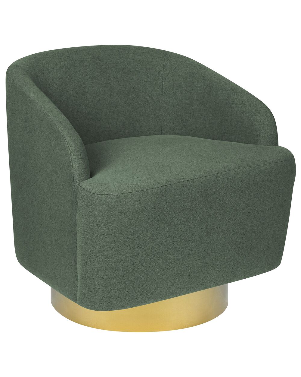 Drehfunktion grün gold LAVIK mit Sessel /