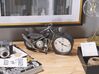 Horloge de table moto noire et argentée 19 cm BERNO_796645