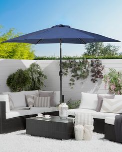 Aurinkovarjo laivastonsininen ⌀ 270 cm VARESE Aurinkovarjo laivastonsininen ⌀ 270 cm VARESE