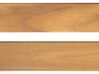 Gartenbank zertifiziertes Holz hellbraun 120 cm VIVARA_751325