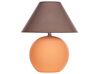 Lampa stołowa ceramiczna pomarańczowa LIMIA_878641