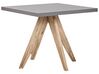Stół ogrodowy betonowy 90 x 90 cm szary OLBIA_806350