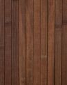 Cesta de madera de bambú oscura/blanco 60 cm KOMARI _849023