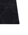 Tappeto pelle sintetica nero 80 x 150 cm GHARO_858627