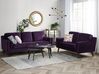2 Seater Velvet Sofa Purple LOKKA_705462