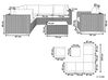 Zestaw ogrodowy modułowy z technorattanu 6-osobowy prawostronny brązowy CONTARE_833476