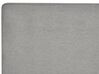 Cama continental gris claro/plateado 180 x 200 cm MINISTER_873579