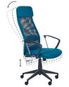 Bürostuhl blau höhenverstellbar PIONEER_862789