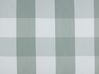 Dekokissen kariertes Muster mintgrün / weiß 40 x 60 cm TAMNINE_902343