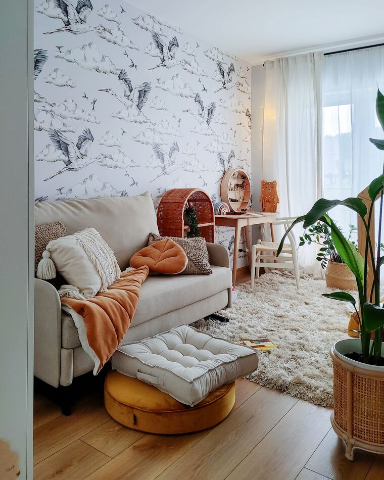 Fabric Sofa Bed Beige BELFAST Beliani.co.uk