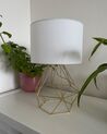 Tischlampe weiß / gold 35 cm geometrisch MARONI_905130