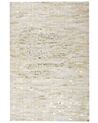 Cowhide Area Rug 160 x 230 cm Gold and Beige TOKUL_787213