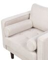 Fabric Armchair Beige NURMO_896120