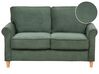2 Seater Jumbo Cord Sofa Dark Green RONNEBY_901412