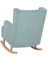 Fabric Rocking Chair Mint Green TRONDHEIM II_775786