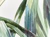 Gartenkissen mit Blattmotiv ⌀ 40 cm grün / weiss 2er Set CALDERINA_882360
