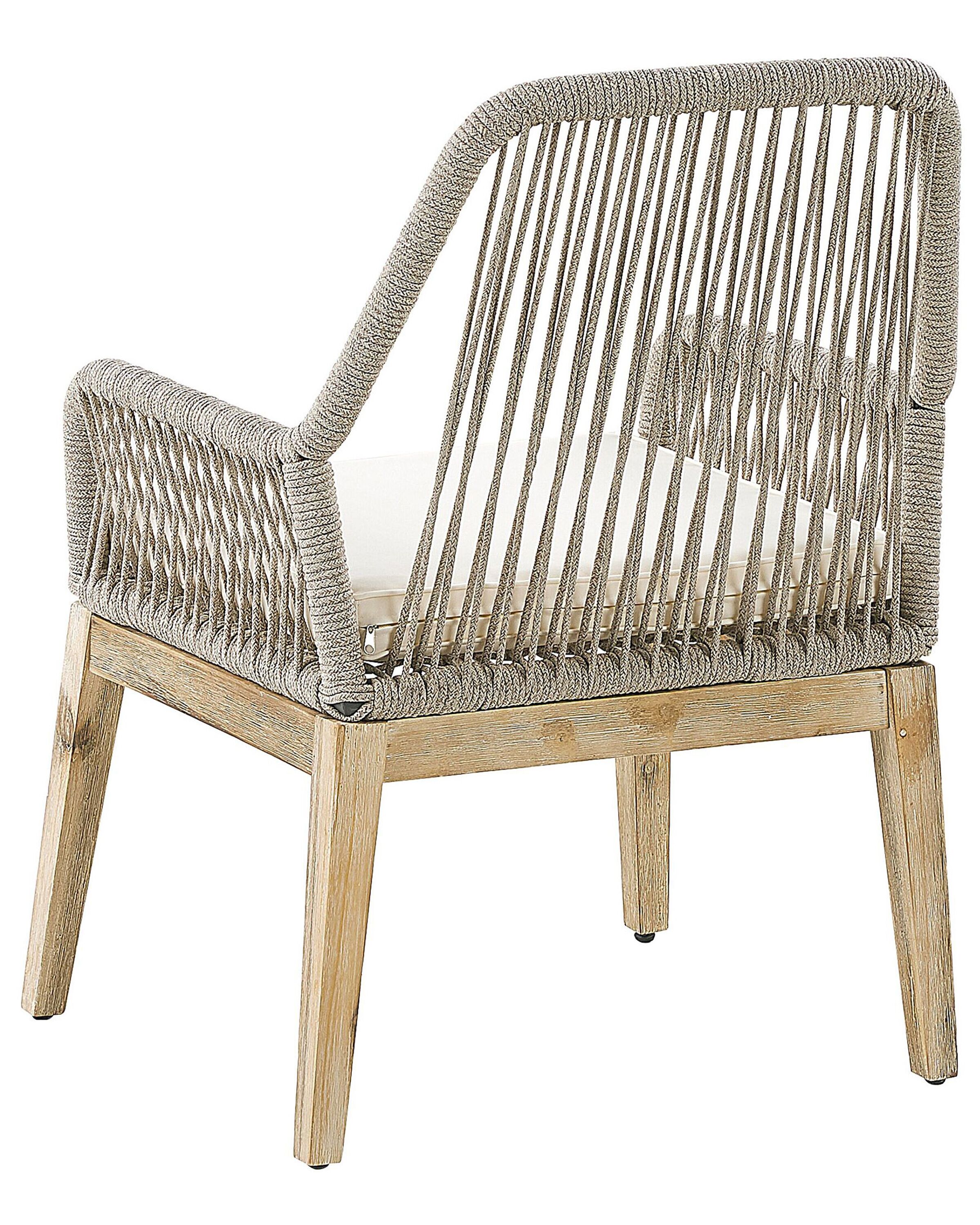 Trädgårdsstol 2 st beige OLBIA Beliani.se