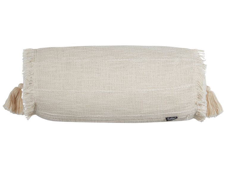 Cotton Cushion 20 x 50 cm Beige NAHLEH_902040