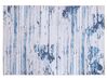 Tapete creme e azul 140 x 200 cm BURDUR_717054