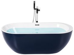Kylpyamme vapaasti seisova laivastonsininen 170 x 80 cm NEVIS
