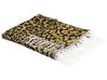 Blanket Leopard Pattern 130 x 170 cm Brown and Black JAMUNE_834477