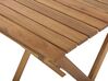 Zestaw mebli balkonowych drewniany jasny TERNI_777966