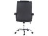 Cadeira de escritório em pele sintética preta ADVANCE_504760
