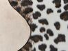 Koberec z umělé hovězí kůže se skvrnami 150 x 200 cm hnědý / bílý BOGONG_820237